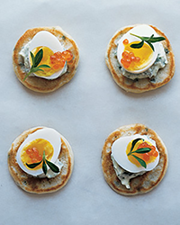 Recette Blinis et leurs garnitures